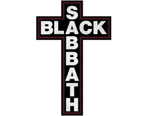 BLACK SABBATH cross STICKER