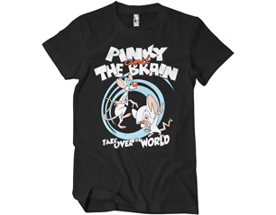 PINKY AND THE BRAIN take over the world TSHIRT