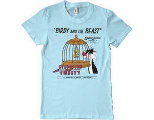 LOONEY TUNES birdy and the beast SKY BLUE TSHIRT