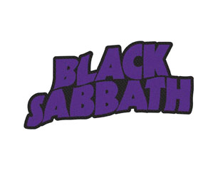 BLACK SABBATH cut out wavy logo EMBLEMA