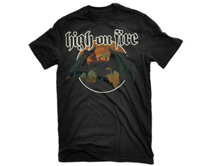 HIGH ON FIRE blessed black wings TSHIRT