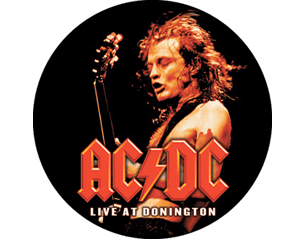 AC/DC donnington BUTTON BADGE
