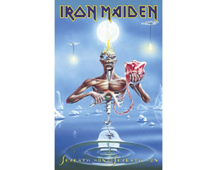 IRON MAIDEN seventh son HQ TEXTILE POSTER