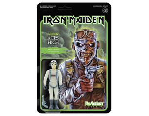 IRON MAIDEN aces high glow in the dark reaction FIGURE