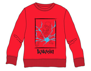 NARUTO kakashi RED YOUTH SWEATSHIRT