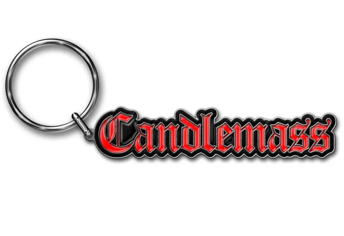 CANDLEMASS red logo KEYCHAIN