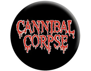 CANNIBAL CORPSE logo BUTTON BADGE
