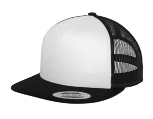 CAP black/white YP011 TRUCKER CAP