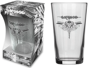 CARCASS surgical steel BEER GLASS