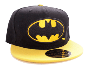 BATMAN basic logo blk/yellow snapback CAP