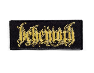 BEHEMOTH gold logo LARGE WPATCH