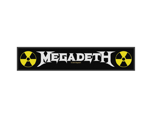 MEGADETH logo radioactive SUPERSTRIP PATCH