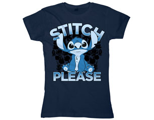 DISNEY stitch please BLUE SKINNY TS