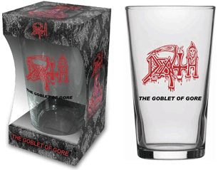 DEATH the goblet of gore BEER GLASS
