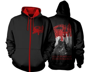 DEATH the sound of perseverance BLACK RED ZIPPER