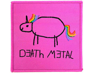 HEAVY METAL unicorn square PATCH