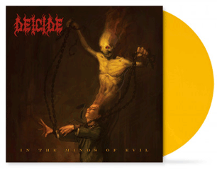 DEICIDE in the minds of evil transparent YELLOW VINYL