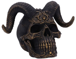 SKULLS diabolus horned skull FIGURE