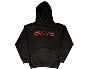 MOTLEY CRUE distressed logo HOODIE