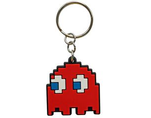 PACMAN ghost rubber KEYCHAIN