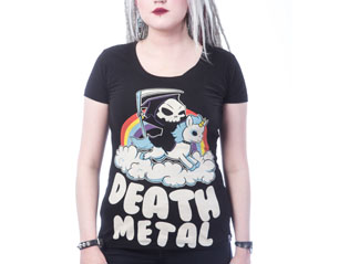 DEATH METAL cupcake cult death metal clouds skinny TS