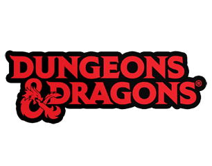 DUNGEONS AND DRAGONS logo STICKER