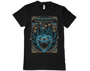 DUNGEONS AND DRAGONS monsters manual TSHIRT