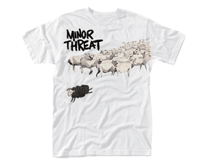 MINOR THREAT out of step white TSHIRT
