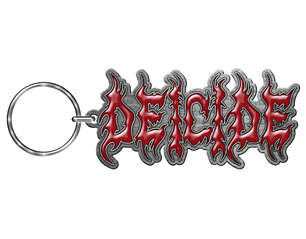 DEICIDE logo metal KEYCHAIN