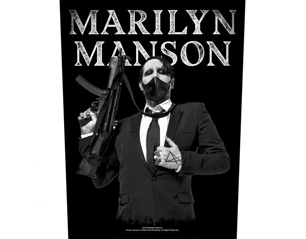 MARILYN MANSON machine gun BACKPATCH