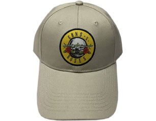 GUNS N ROSES circle logo sand BASEBALL CAP