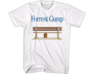 FORREST GUMP logo and bench WHITE TSHIRT