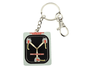 BACK TO THE FUTURE flux capacitor METAL KEYCHAIN