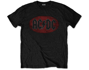 AC/DC oval logo vintage TS