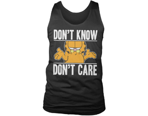 GARFIELD dont know dont care TANK TOP