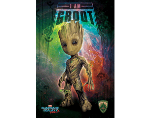 GUARDIANS OF THE GALAXY vol 2 i am groot POSTER