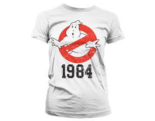 GHOSTBUSTERS 1984 WHITE SKINNY TS