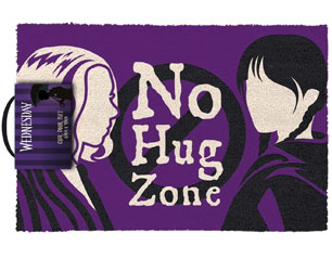 WEDNESDAY no hug zone DOORMAT
