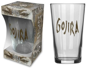 GOJIRA fortitude BEER GLASS