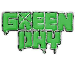 GREEN DAY green logo METAL PIN