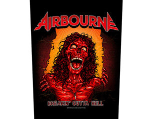 AIRBOURNE breakin outta hell BACKPATCH