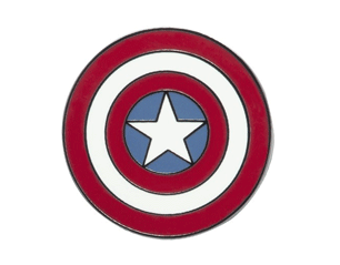 CAPTAIN AMERICA shield METAL PIN