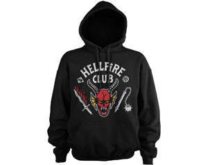 STRANGER THINGS hellfire club BLACK HOODIE