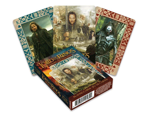 LORD OF THE RINGS heroes and villains PLAYING CARDS