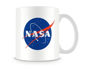 NASA logotype white MUG