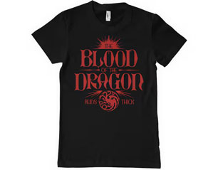 HOUSE OF DRAGONS blood of the dragon runs TSHIRT