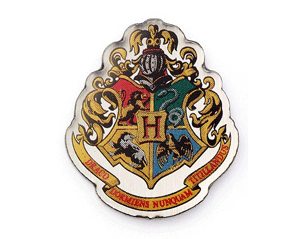 HARRY POTTER hogwarts house crest METAL PIN