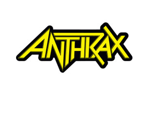 ANTHRAX logo cutout STICKER