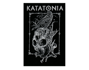 KATATONIA raven and skull WPATCH