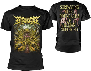 INGESTED surpassing the boundries of human suffering bp TSHIRT